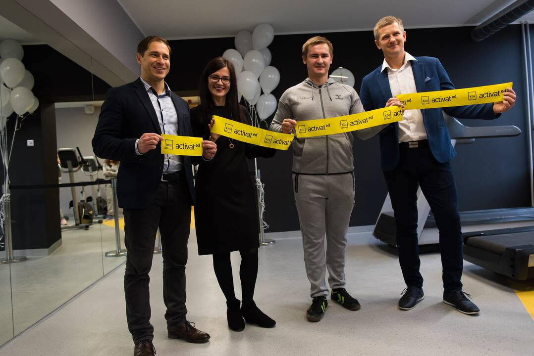 KTU studentams atvėrė naują sporto klubą 