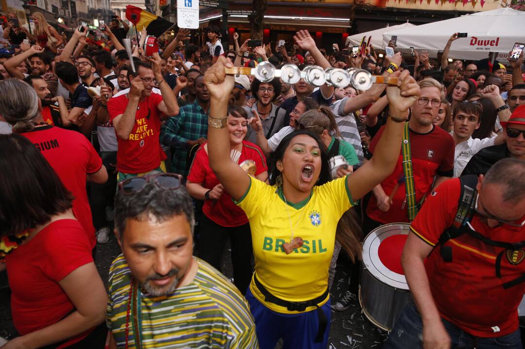 Pasaulio futbolo čempionato ketvirtfinalis: Belgija – Brazilija 2:1