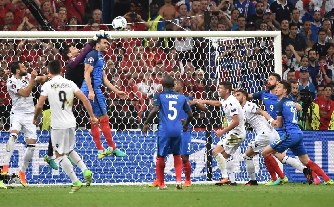 Euro 2016: Prancūzija - Albanija 2:0