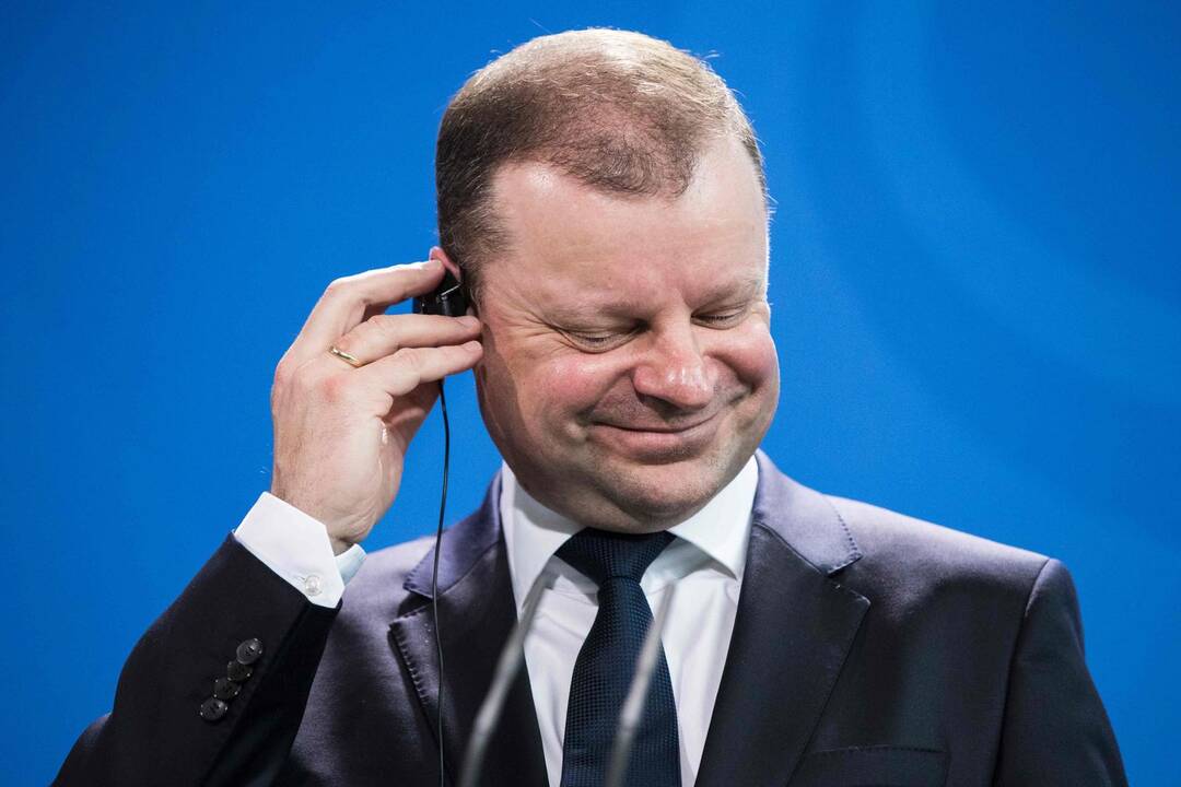 S. Skvernelis Vokietijoje susitiko su A. Merkel