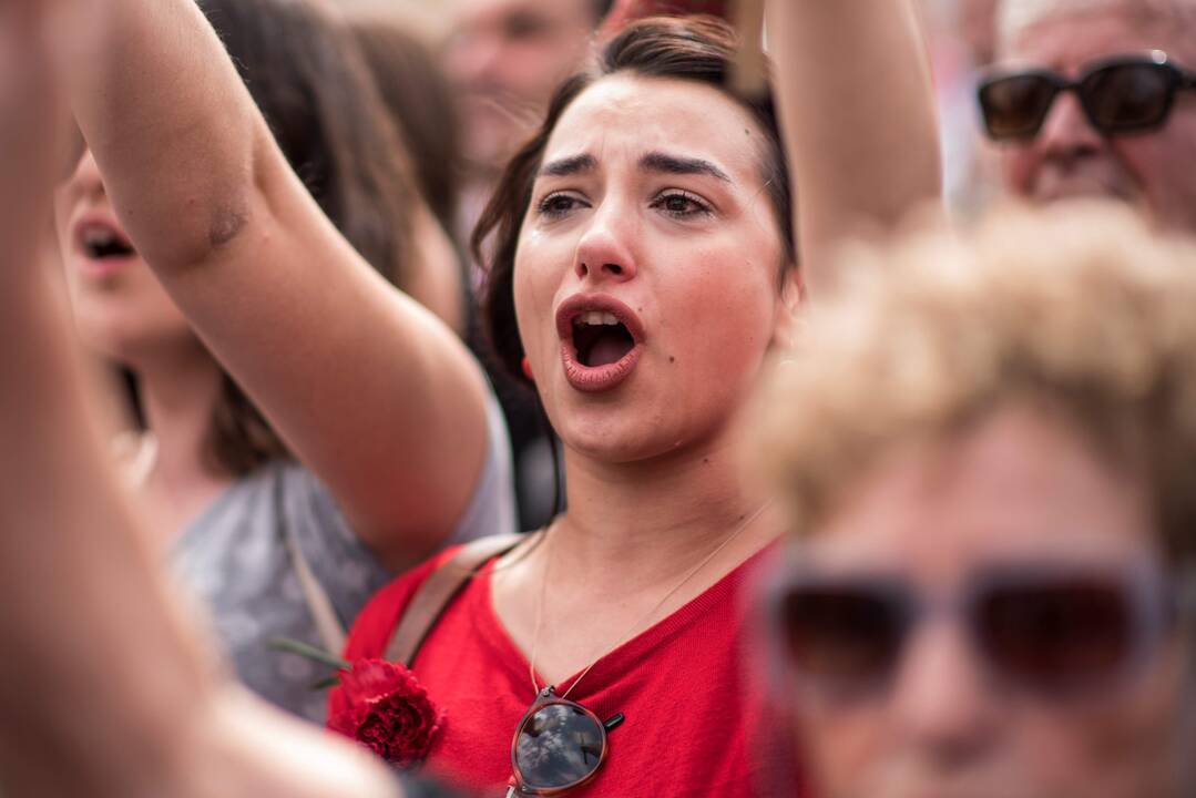 Tarptautinės darbo dienos protestai pasaulyje