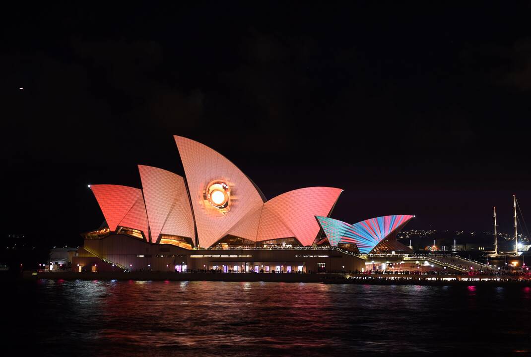 Kerintis šviesų festivalis Australijoje