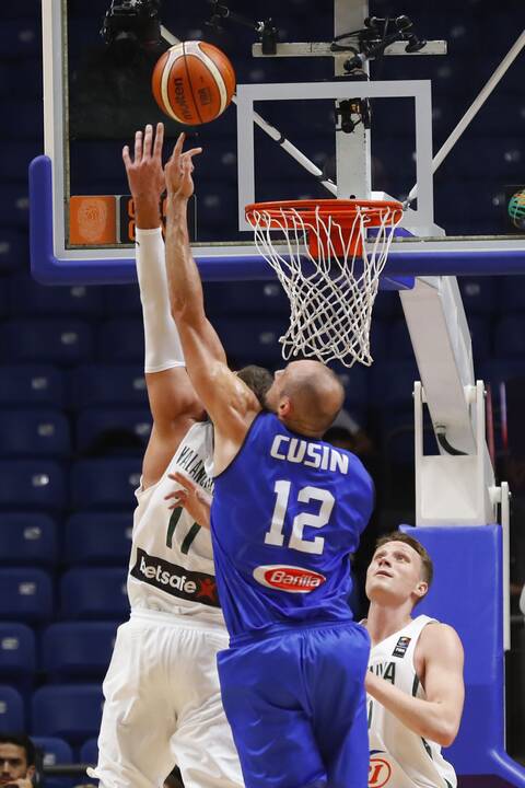 Europos krepšinio čempionatas: Lietuva - Italija 78:73