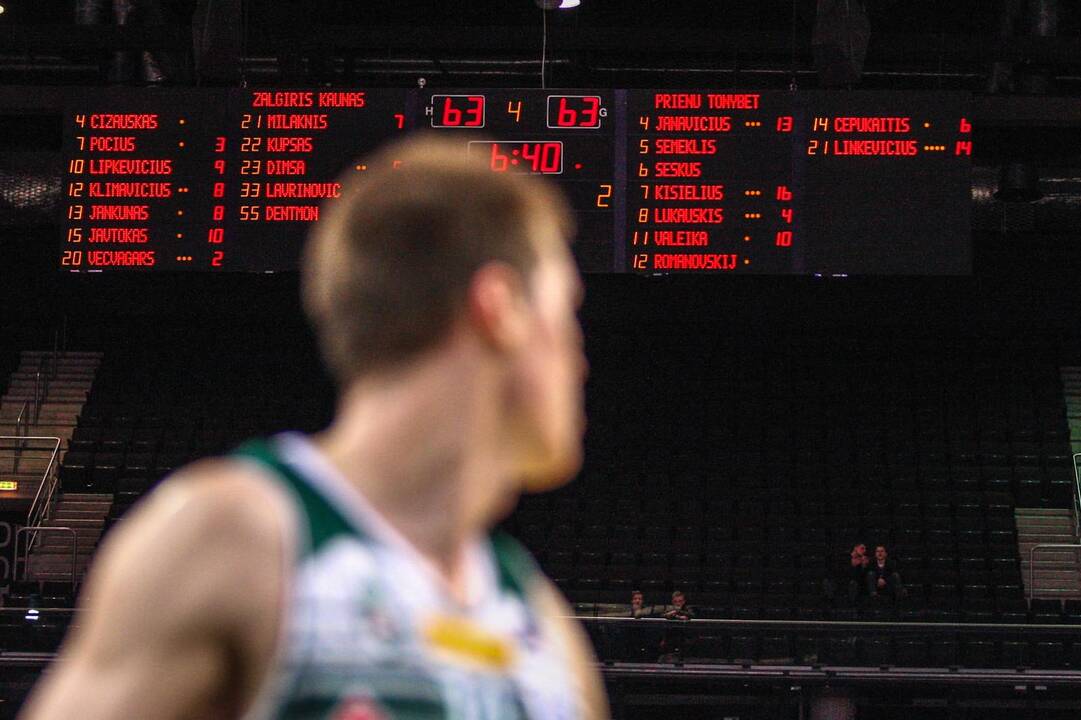 "Žalgiris" prieš "Tonybet"