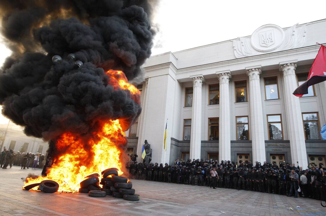 Susirėmimai prie Ukrainos Rados