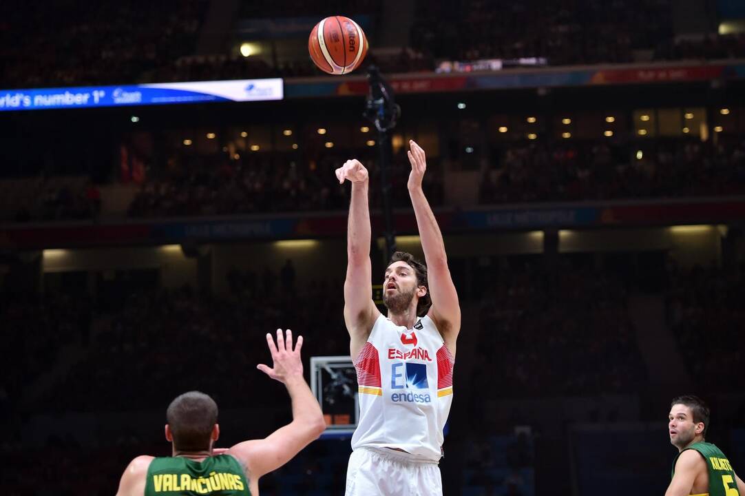 Europos čempionato finalas: Lietuva - Ispanija 63:80