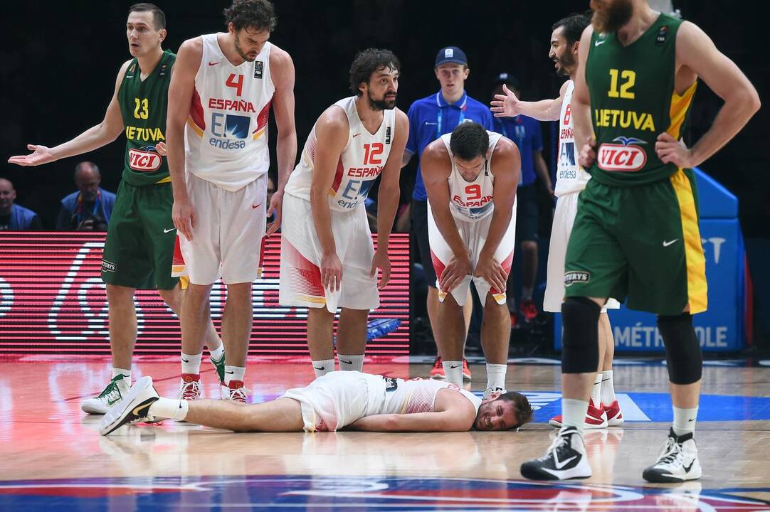 Europos čempionato finalas: Lietuva - Ispanija 63:80