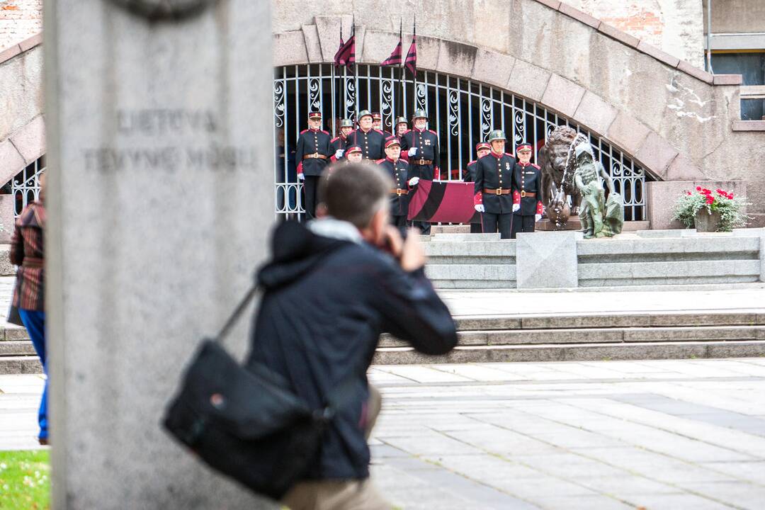 Šaulių sąjungos vado pasikeitimo ceremonija