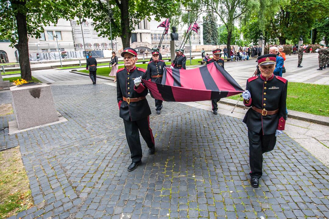 Šaulių sąjungos vado pasikeitimo ceremonija