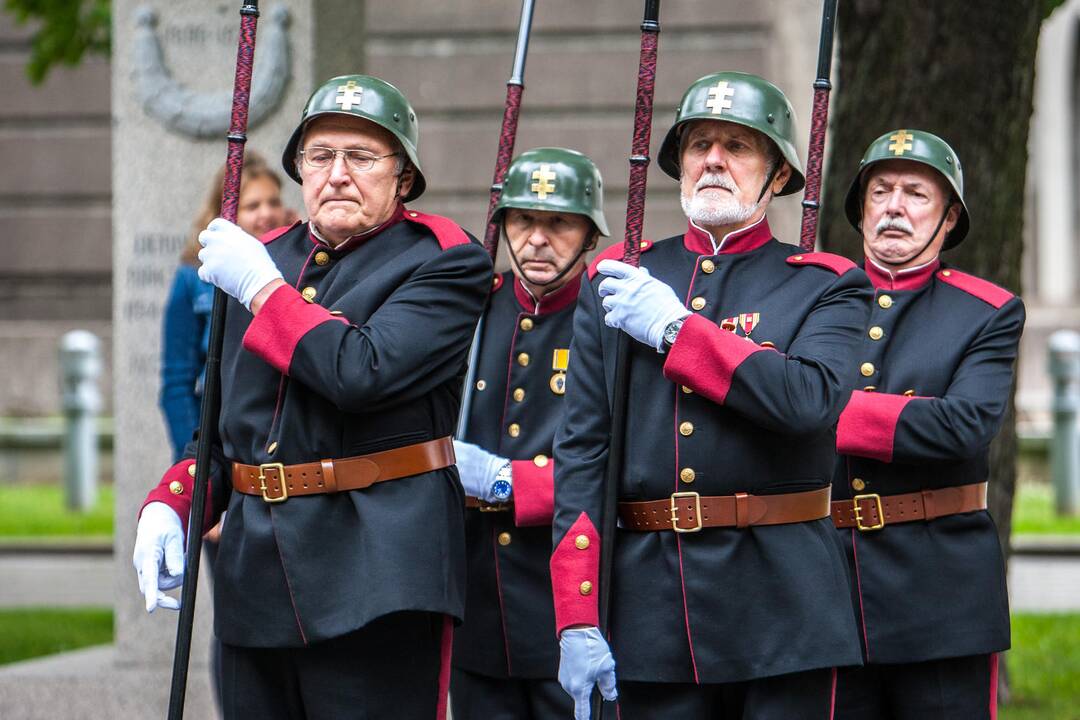 Šaulių sąjungos vado pasikeitimo ceremonija