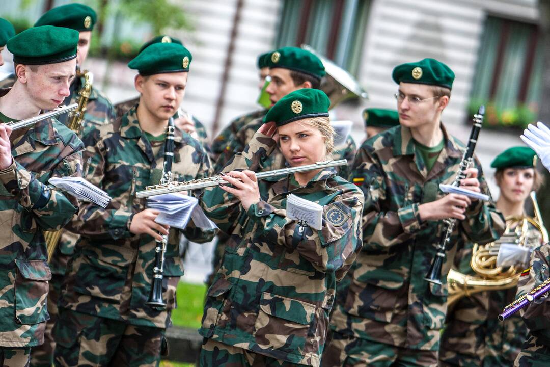 Šaulių sąjungos vado pasikeitimo ceremonija