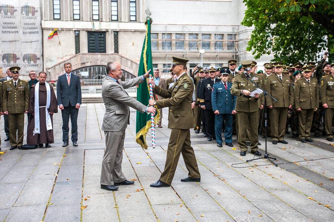 Šaulių sąjungos vado pasikeitimo ceremonija