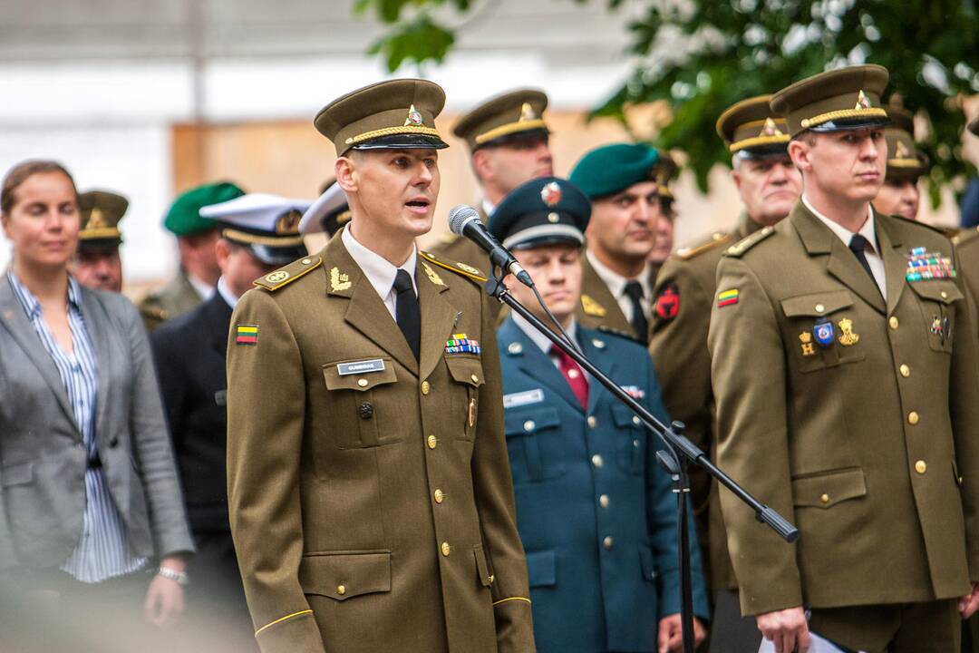 Šaulių sąjungos vado pasikeitimo ceremonija