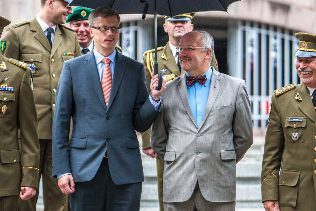 Šaulių sąjungos vado pasikeitimo ceremonija