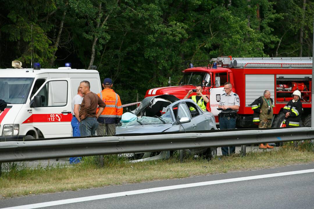 Avarija netoli Rumšiškių