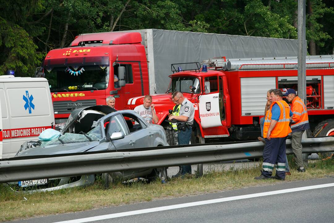 Avarija netoli Rumšiškių