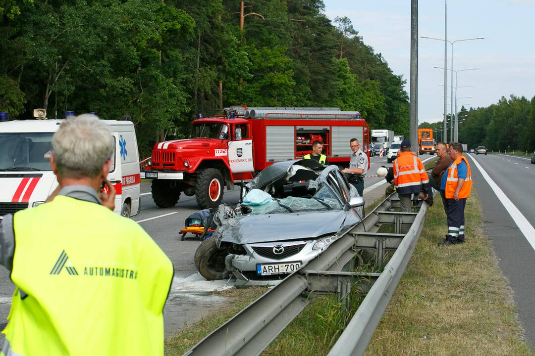 Avarija netoli Rumšiškių
