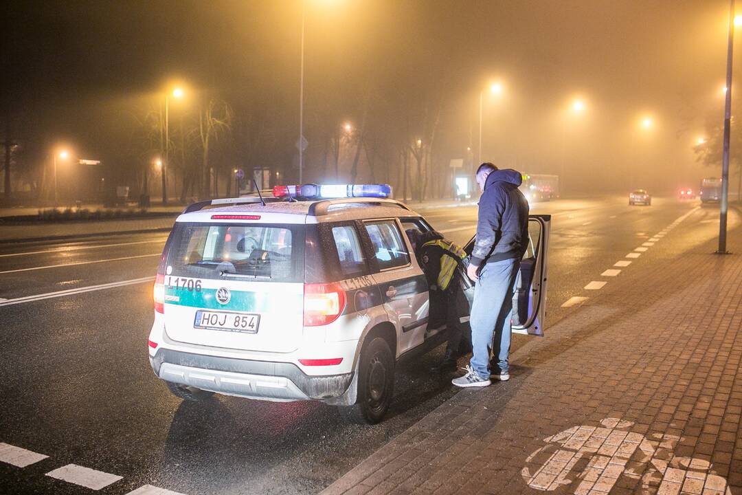 Avarija Herkaus Manto ir Parko gatvių sankryžoje