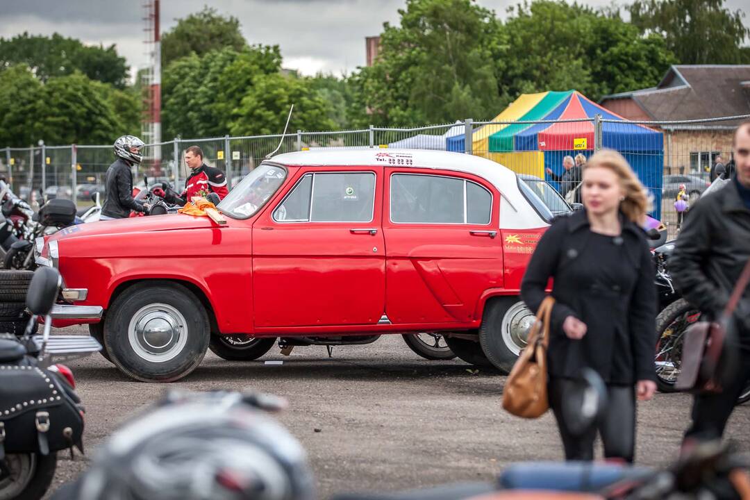 Motociklininkų paradas Kaune