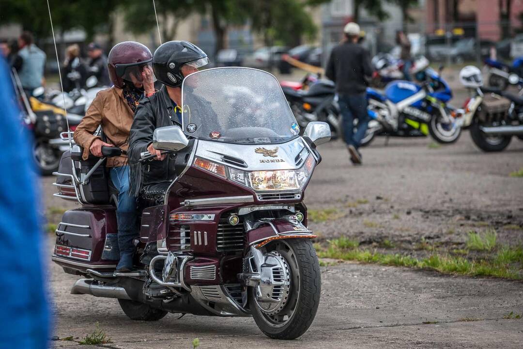 Motociklininkų paradas Kaune