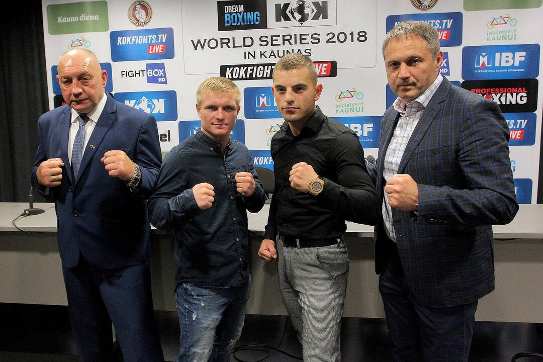 Profesionalų bokso ir bušido turnyro pristatymas