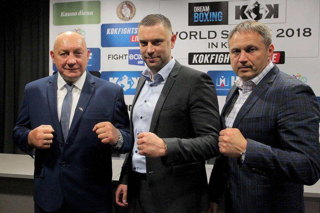 Profesionalų bokso ir bušido turnyro pristatymas