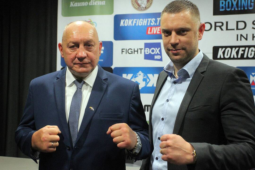 Profesionalų bokso ir bušido turnyro pristatymas