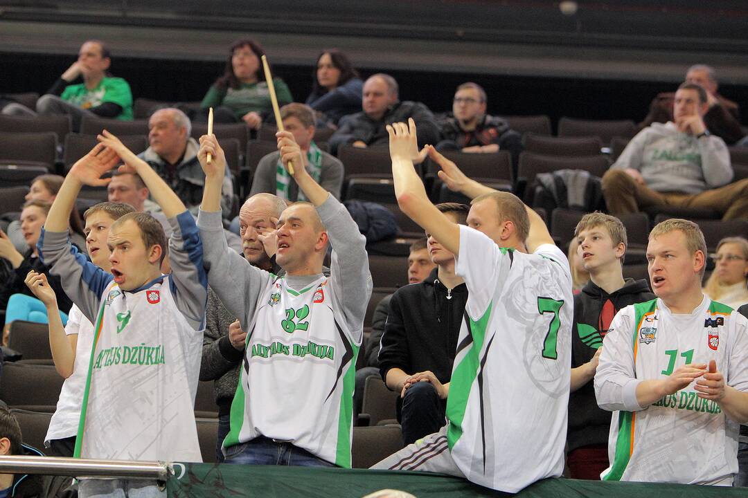 Kauno „Žalgiris“ sudorojo Alytaus „Dzūkiją“ 39 taškų skirtumu.