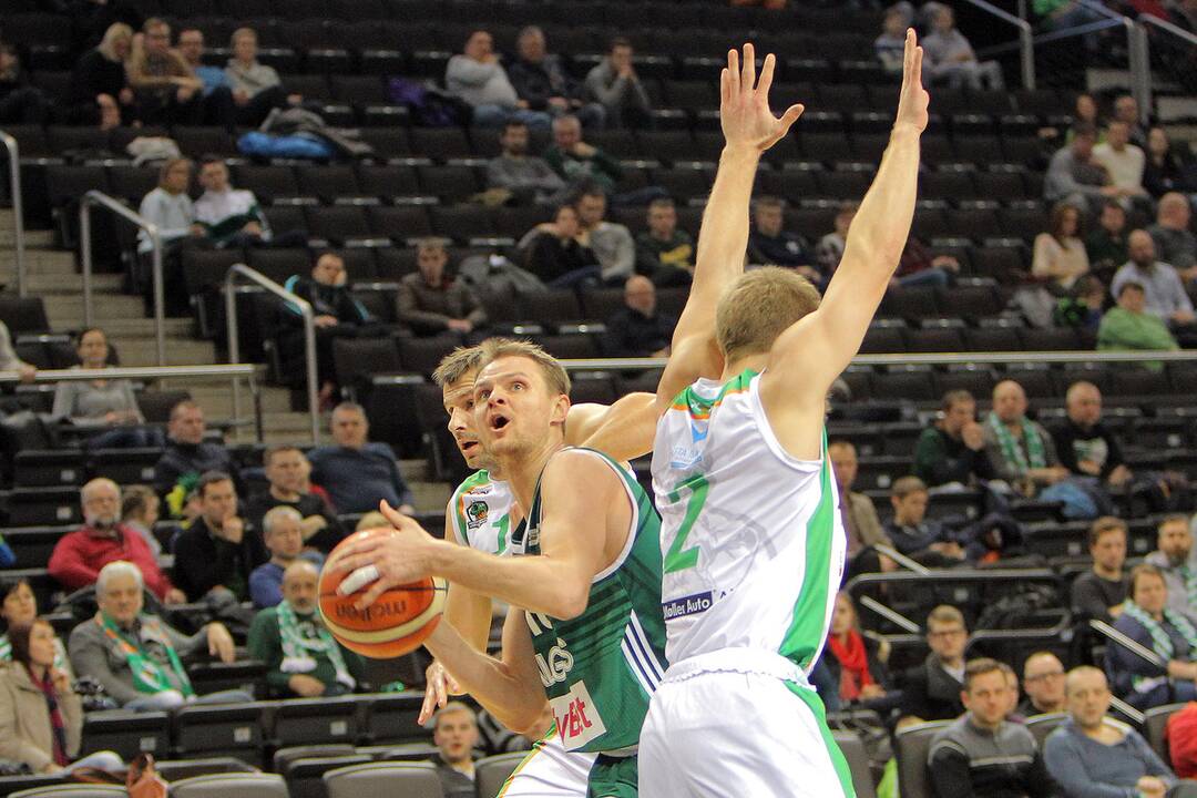 Kauno „Žalgiris“ sudorojo Alytaus „Dzūkiją“ 39 taškų skirtumu.