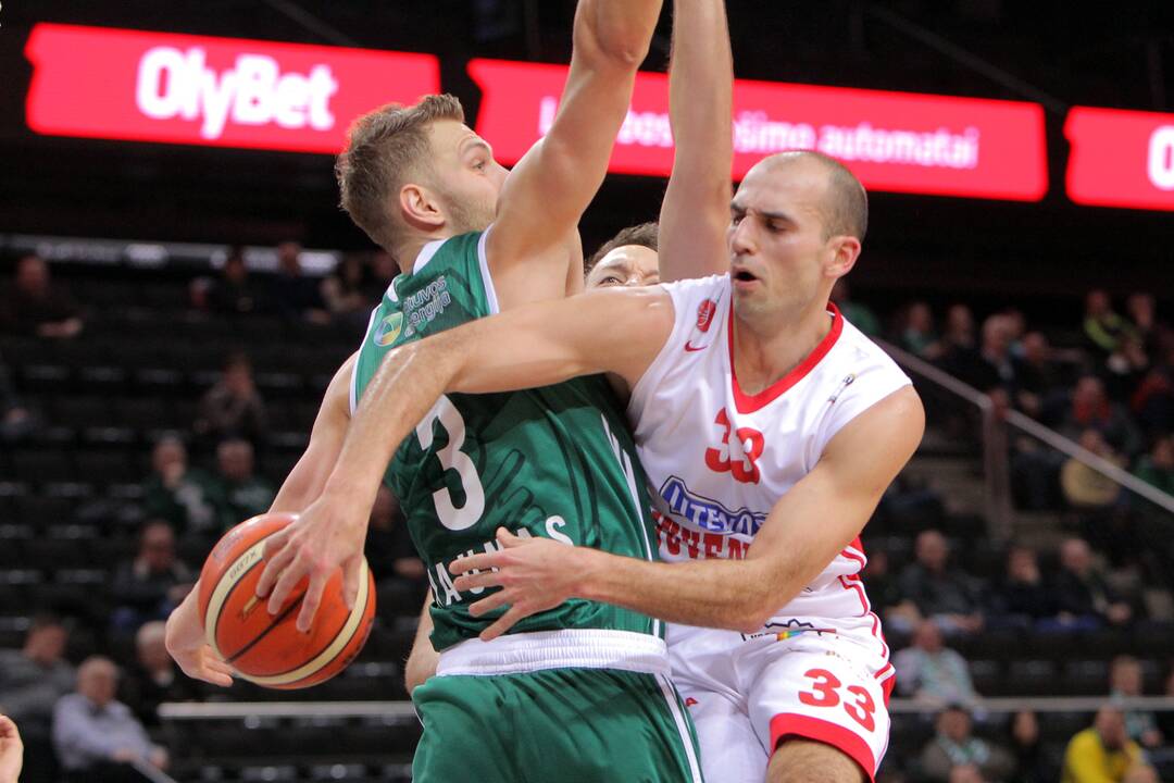 LKL: Kauno „Žalgiris“ – Utenos „Juventus“ 84:86.