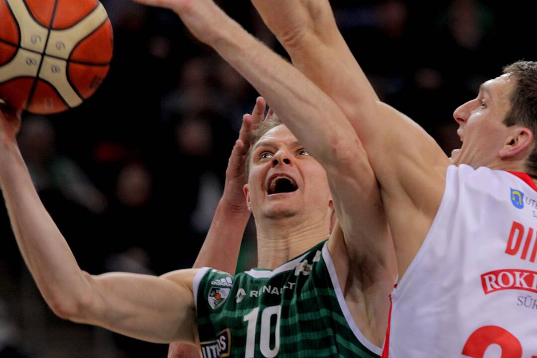 LKL: Kauno „Žalgiris“ – Utenos „Juventus“ 84:86.