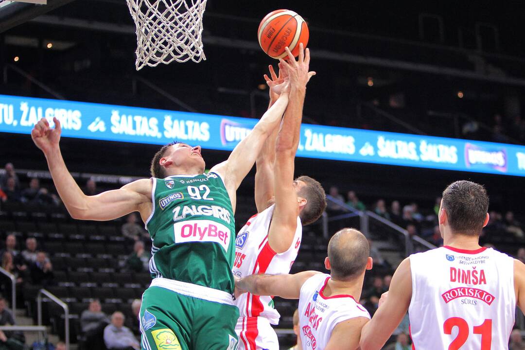 LKL: Kauno „Žalgiris“ – Utenos „Juventus“ 84:86.