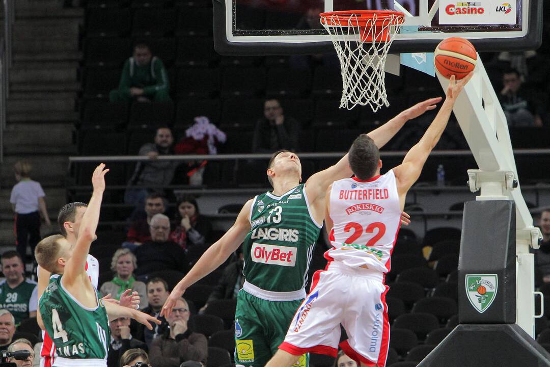 LKL: Kauno „Žalgiris“ – Utenos „Juventus“ 84:86.