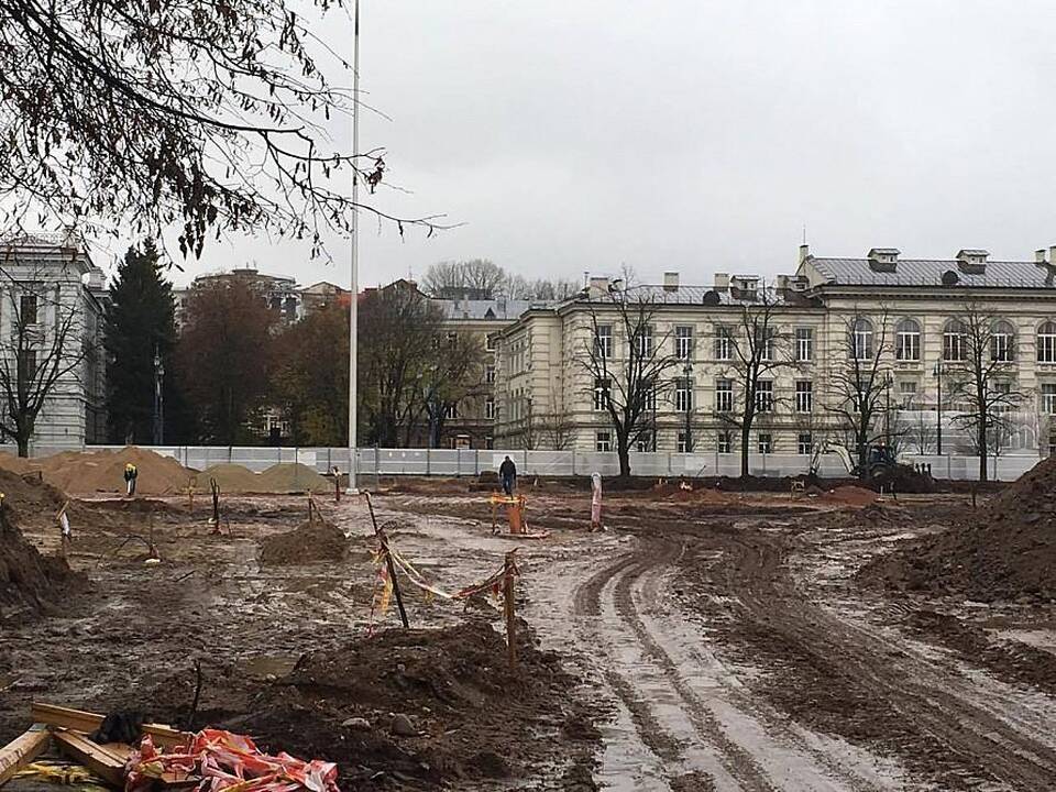 Įpusėjo pirmasis Lukiškių aištės tvarkymo etapas