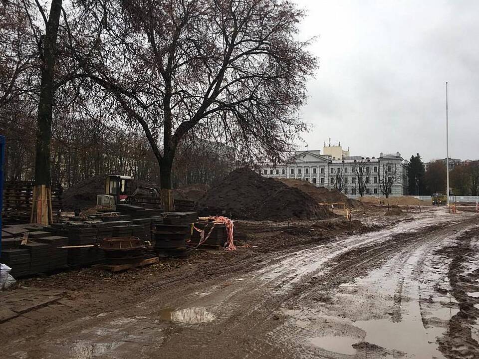 Įpusėjo pirmasis Lukiškių aištės tvarkymo etapas