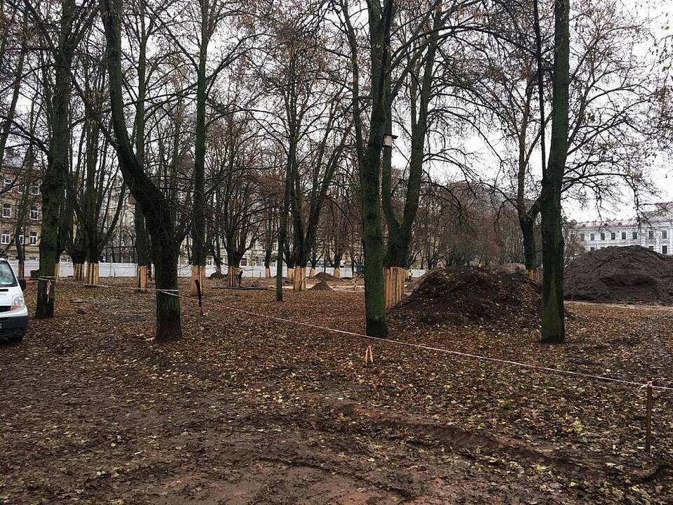 Įpusėjo pirmasis Lukiškių aištės tvarkymo etapas