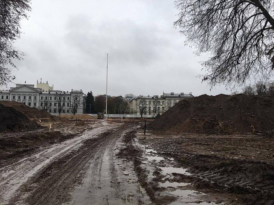 Įpusėjo pirmasis Lukiškių aištės tvarkymo etapas