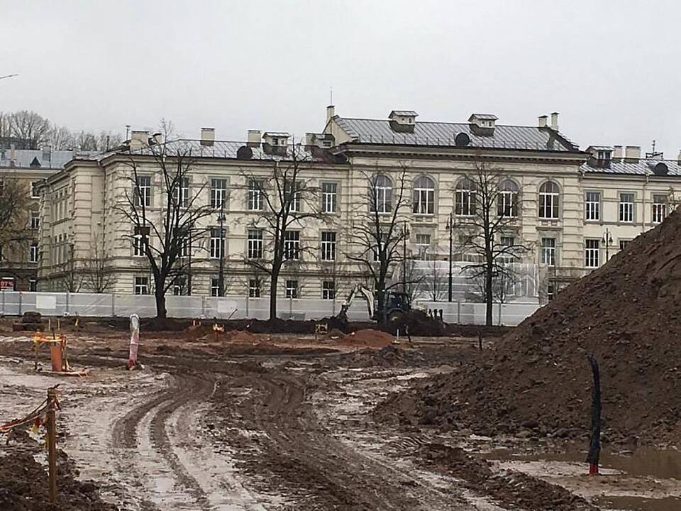 Įpusėjo pirmasis Lukiškių aištės tvarkymo etapas