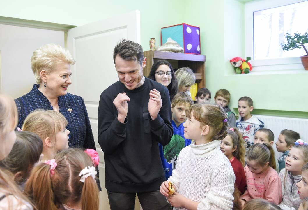 Prezidentė atidarė vaikų dienos centrą Zarasuose