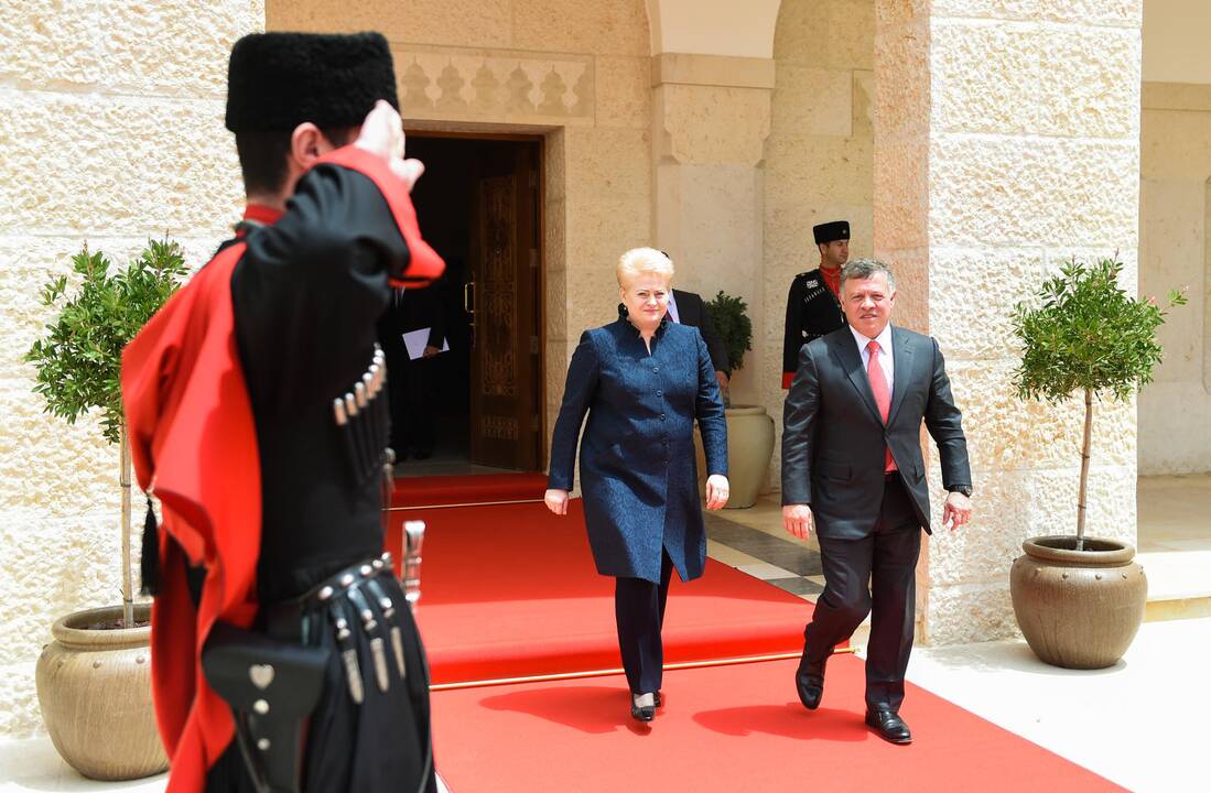 D. Grybauskaitė susitiko su Jordanijos karaliumi