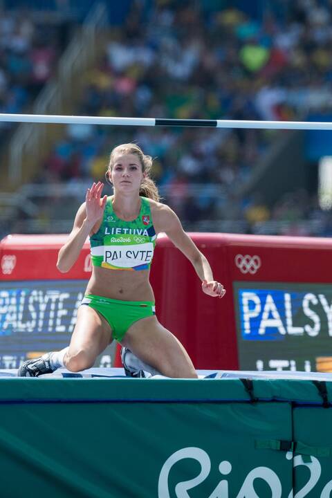 A. Palšytė – olimpiados šuolių į aukštį rungties finale