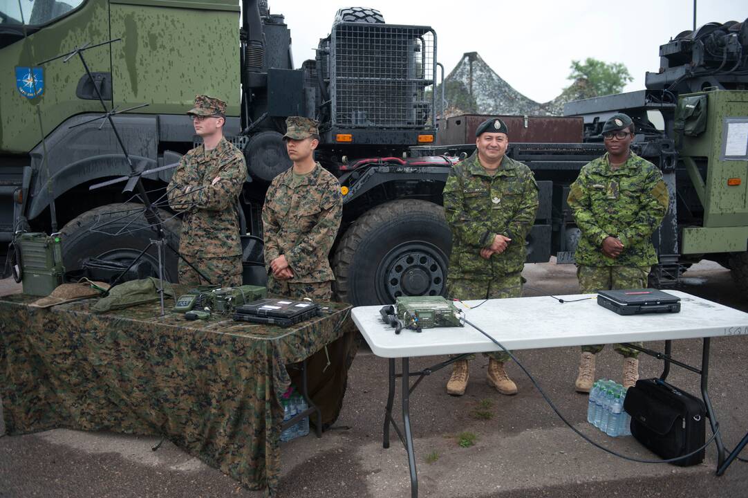 NATO ryšių pratybos Kaune