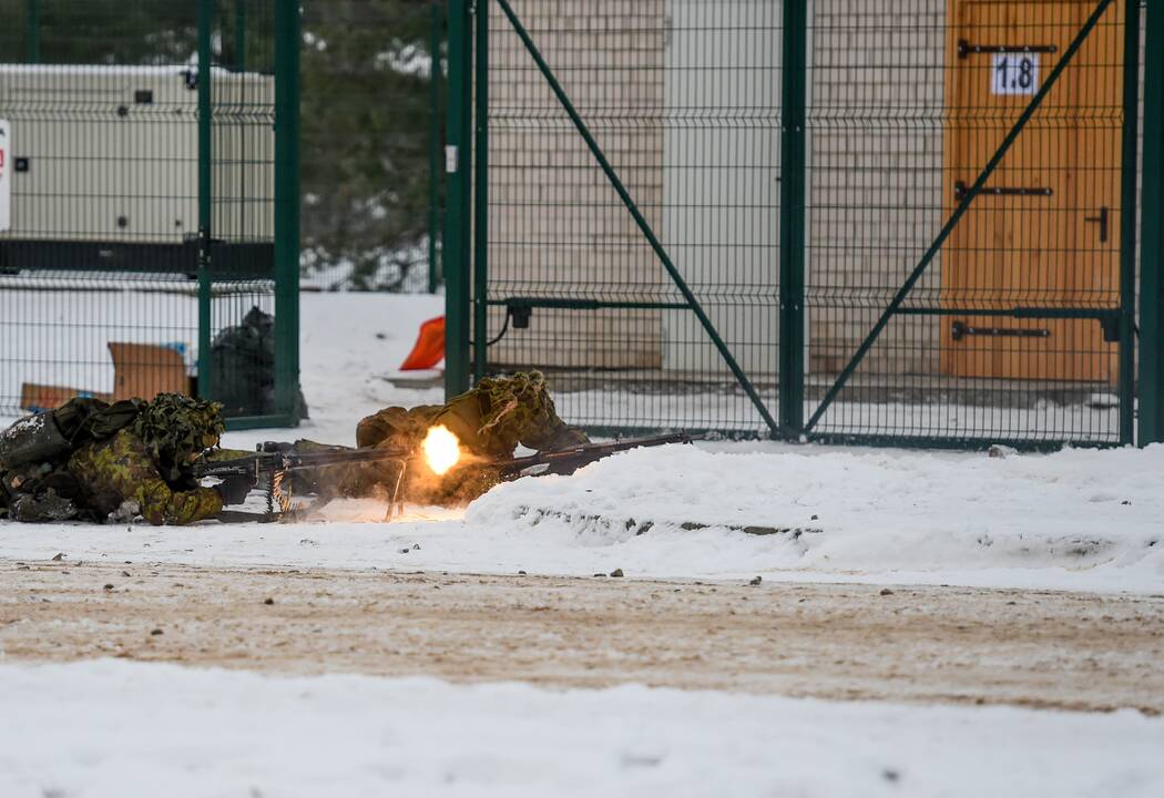 Prezidentė stebėjo pratybas „Geležinis kardas“