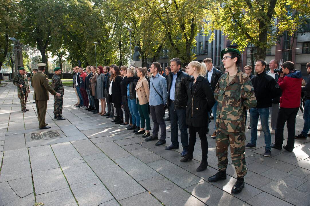 Lietuvos šaulių sąjungą papildė KTU studentai