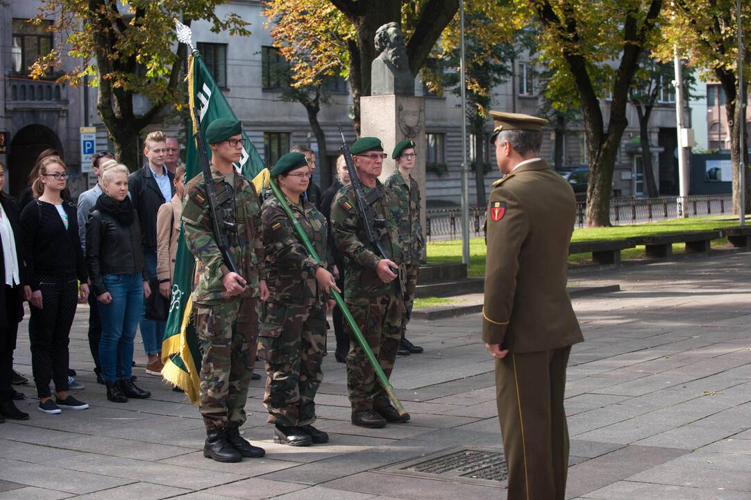 Lietuvos šaulių sąjungą papildė KTU studentai