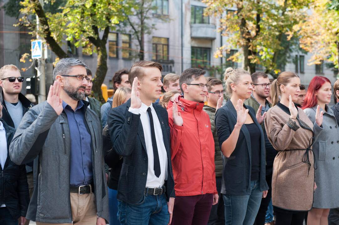 Lietuvos šaulių sąjungą papildė KTU studentai