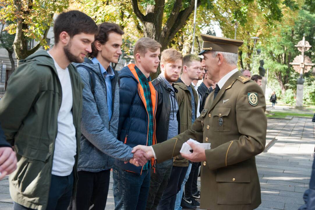 Lietuvos šaulių sąjungą papildė KTU studentai