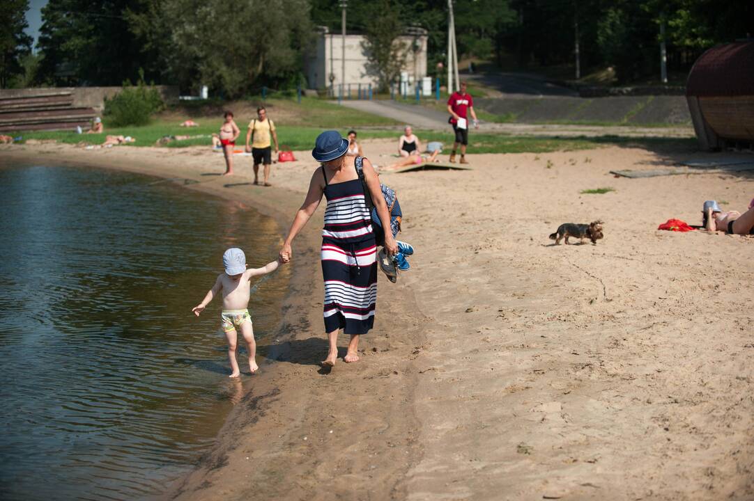 Kauno paplūdimiai savaitgalį