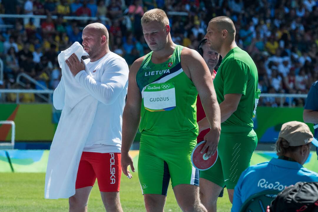 A. Gudžiaus kova disko metimo finale