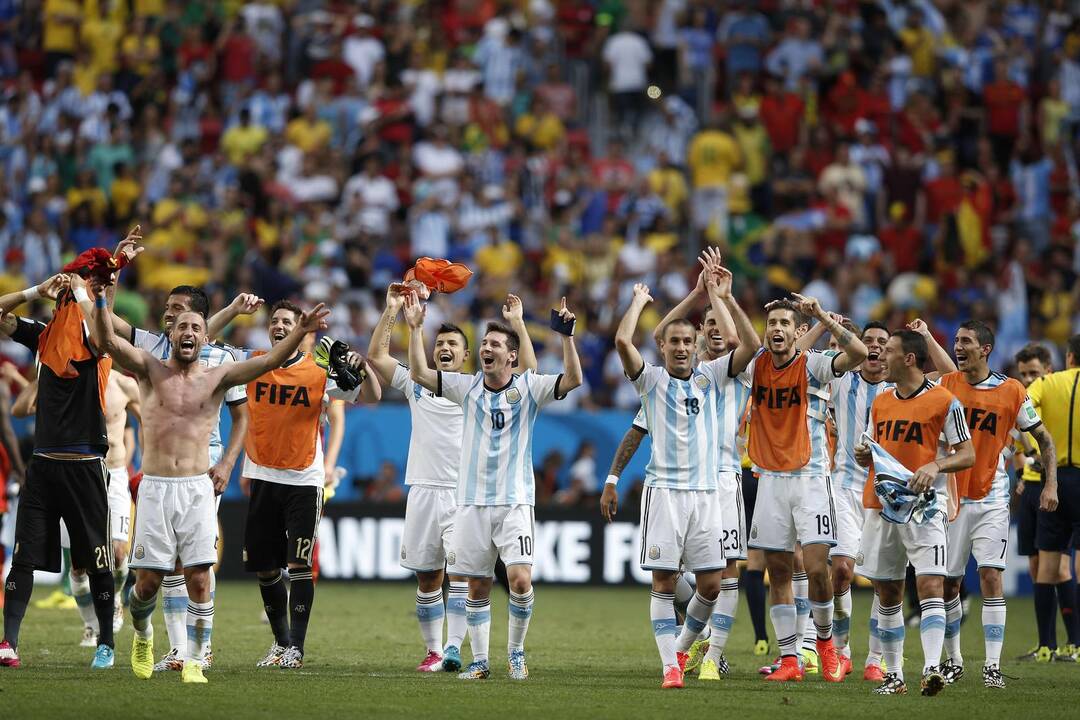 Pasaulio futbolo čempionato ketvirtfinalis: Argentina - Belgija